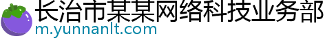 长治市某某网络科技业务部